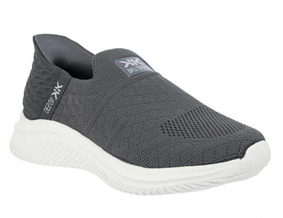 HPM_24-708-1_grey 31-1,32-1,33-1,34-1,35-1,36-1 Kenka П/ботинки Актив.отдых Слипоны Текстиль, Без подклада, ЭВА Лето жен