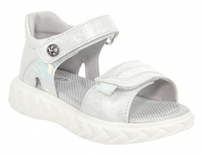 LCF_2425-26_white 23-1,24-1,25-1,26-1,27-1,28-1 Kenka Туфли Повсед Сандалеты Иск.мат, Кожподклад, ПУ Лето жен