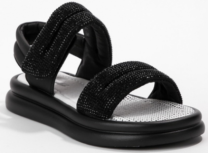 LCH_2425-37_black 27-1,28-1,29-1,30-1,31-1,32-1 Kenka Туфли Повсед Сандалии Иск.мат, Кожподклад, ПУ Лето жен