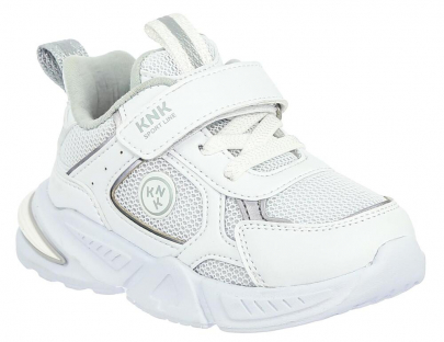 MHN_2405_white 23-2,24-2,25-2,26-2,27-2 Kenka П/ботинки Актив.отдых Кроссовки Иск.мат, Текстиль, ЭВА В/О жен