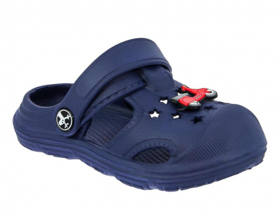 ONJ_9-047_navy 25-1,26-1,27-1,28-1,29-1,30-1 Kenka Туфли Пляж Кроксы ЭВА, Без подклада, ЭВА Лето Муж