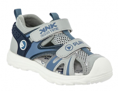 THE_121302_grey 27-1,28-1,29-1,30-1,31-1,32-1 Kenka П/ботинки Актив.отдых Сандалеты Текстиль, Текстиль, ЭВА Лето Муж