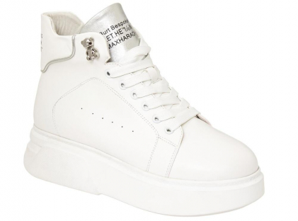 TUU_357-88_white 35-1,36-1,37-1,38-1,39-1,40-1 Kenka Ботинки Повсед Дерби Иск.мат, Байка/Флис, ПУ В/О жен