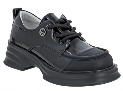 TVX_399-160_black 34-1,35-1,36-1,37-1,38-1,39-1 Kenka П/ботинки Школа Дерби Иск.мат, Кожподклад, ПУ В/О жен