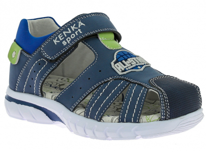 XHL_2007-2_navy 26-1,27-1,28-1,29-1,30-1,31-1 Kenka П/ботинки Повсед Сандалеты Иск.мат, Кожподклад, ЭВА Лето Муж