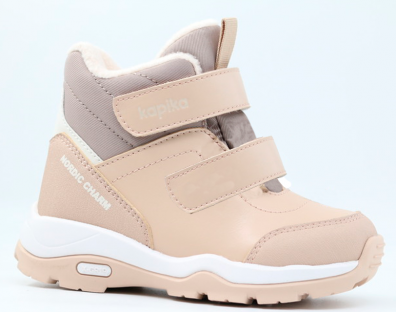 41293л-4 Беж 24-1,25-1,26-1,27-1,28-1 Kapika Ботинки Повсед Оксфорд Иск.мат, Мемб/нат.шерсть, ЭВА/ТЭП Зима жен