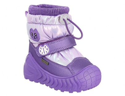 PUQ_1863_lilac 23-2,24-2,25-2,26-2,27-2 Kedberry П/сапоги Повсед Дутики Иск.мат, Мемб/нат.шерсть, ТЭП Зима жен