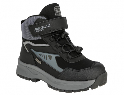 PUY_2535_black-grey 36-1,37-1,38-1,39-1,40-1,41-1 Kedberry Ботинки Повсед Оксфорд Иск.мат, Мемб/нат.шерсть, ЭВА/ТЭП Зима Муж