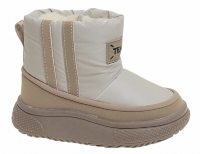 R397198626B Беж 27-1,28-2,29-1,30-1,31-2,32-1 Сказка Ботинки Повсед Дутики Иск.мат, Нат.шерсть Зима жен