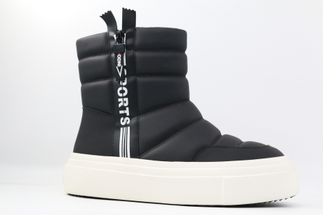 1910д-1 Чёр 36-1,37-1,38-1,39-1,40-1 Kapika П/сапоги Повсед Дутики Иск.мат, Нат.шерсть, Резина Зима жен