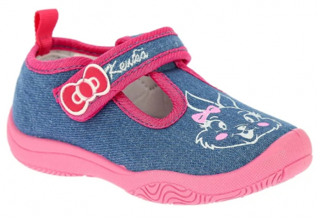 FIA_232005-1_blue-pink 22-1,23-1,24-1,25-1,26-1,27-1 Kenka П/ботинки Повсед Слипоны Текстиль, Текстиль, ПВХ Лето жен