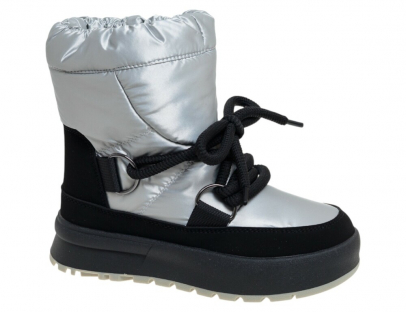 R826799153S Серебро 33-1,34-1,35-1,36-1,37-1,37,5-1 Сказка П/сапоги Повсед Дутики Иск.мат, Нат.шерсть Зима жен