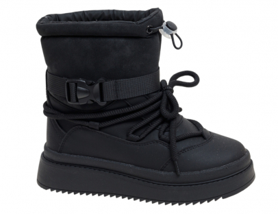 R827399118BK Чёр 32-1,33-1,34-1,35-1,36-1,37-1 Сказка П/сапоги Повсед Дутики Иск.мат, Нат.шерсть Зима жен