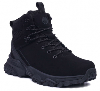 B9441-3 Чёр 40-2,41-2,42-2,43-2 Strobbs Ботинки Повсед Оксфорд Нат.кожа, Нат.мех, ЭВА,Резина,ТПУ вставка Зима Муж