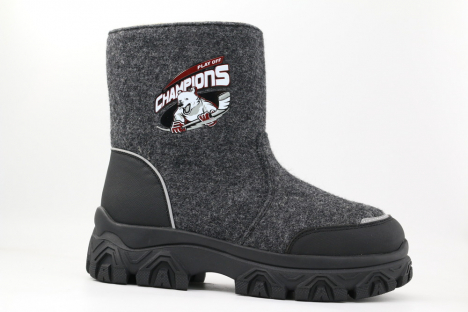 00219-1 Чёр 31-1,32-1,33-1,34-1,35-1,36-1 Kapika П/сапоги Повсед Валенки Войлок, Нат.шерсть, ТЭП (термоэластопласт) Зима Муж