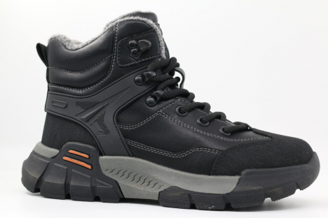 63321ш-3 Чёр 33-1,34-1,35-1,36-1,37-1 Kapika Ботинки Повсед Оксфорд Нат.кожа, Нат.шерсть, Резина Зима Муж