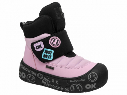 70-2020A Сир 28-2,29-2,30-2,31-2,32-2 Indigo kids Ботинки Повсед Дутики Иск.мат, Мемб/нат.шерсть, ТЭП Зима жен