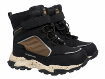 74-0195C2 Чёрный / песочный 33-2,34-2,35-2,36-2,37-2 Indigo kids Ботинки Повсед Оксфорд Иск.мат, Мемб/нат.шерсть, ЭВА / ТЭП Зима Муж