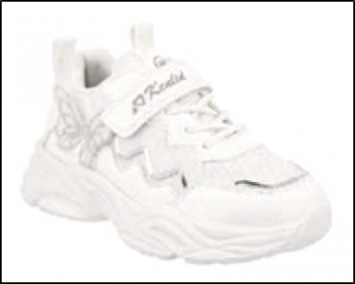 LCJ_2425-34_white 27-1,28-1,29-1,30-1,31-1,32-1 Kenka П/ботинки Актив.отдых Кроссовки Иск.мат, Текстиль, ЭВА В/О жен