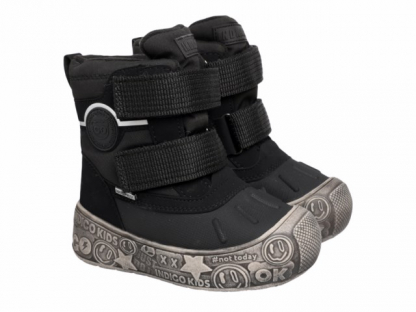 70-2060G Чёр 28-2,29-2,30-2,31-2,32-2 Indigo kids П/сапоги Повсед Оксфорд Иск.мат, Мемб/нат.шерсть, ТЭП Зима Муж