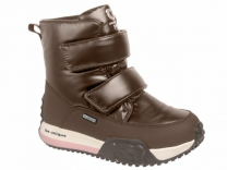 73-1210A Шок 32-2,33-2,34-2,35-2,36-2 Indigo kids Ботинки Повсед Дутики Иск.мат, Мемб/нат.шерсть, ЭВА / Резина Зима жен