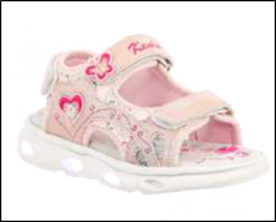 HTD_118-962_pink 28-1,29-1,30-1,31-1,32-1,33-1,34-1,35-1 Kenka Туфли Актив.отдых Сандалии Текстиль, Текстиль, ЭВА Лето жен