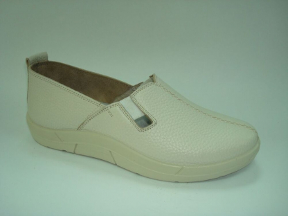 011Т-Ж-К0 (777201-09900)(112) кремовый(112) 36-1,37-2,38-2,39-2,40-1,41-1 Almi Туфли Повсед Слипоны Нат.кожа, Без подклада, ПУ Лето жен