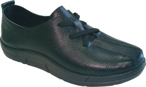 010ПБ-Ж-К0 (777199-09900)(05) Черный(05) 36-1,37-2,38-2,39-2,40-1,41-1 Almi П/ботинки Повсед Оксфорд Нат.кожа, Без подклада, ПУ В/О жен