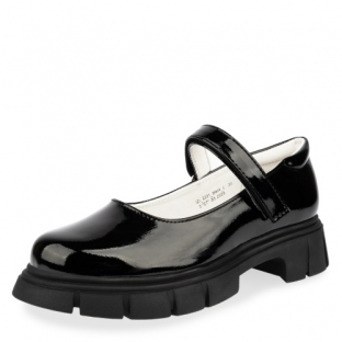 IZI_2231_black 32-1,33-1,34-1,35-1,36-1,37-1 Kedberry Туфли Школа Mary Jane Иск.мат, Кожподклад, ТЭП Лето жен