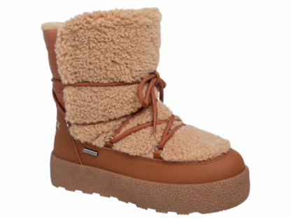 72-4025C Кэмел 35-2,36-2,37-2,38-2,39-2 Indigo kids П/сапоги Повсед Дутики Иск.мат, Мемб/нат.шерсть, ТЭП Зима жен