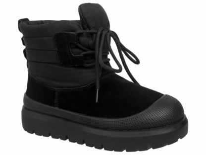 59-525C Чёр 33-2,34-2,35-2,36-3,37-3 Indigo kids П/сапоги Повсед Веллингтон Нат.кожа, Нат.шерсть, ТЭП Зима жен