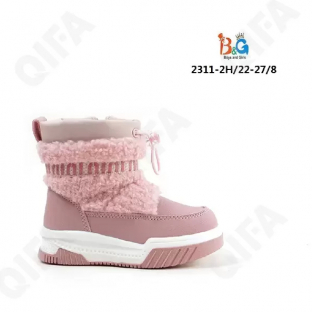 RC51_W2311-2H Роз 22-1,23-1,24-2,25-2,26-1,27-1 Boys and Girls Ботинки Повсед Веллингтон Иск.мат, Нат.шерсть, ТПР (TPR-Термопластичная резина) Зима же