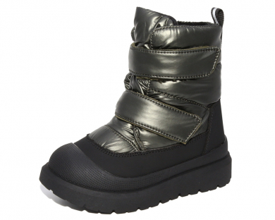 G22452 зелёный 27-1,28-1,29-1,30-1,31-1,32-1 Капитошка П/сапоги Повсед Дутики Иск.мат, Нат.шерсть, ТПР Зима жен