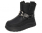 G22491 Чёр 26-1,27-1,28-1,29-1,30-1,31-1 Капитошка П/сапоги Повсед Веллингтон Иск.мат, Иск.мех, Резина Зима жен