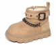 G22590 Cветло-коричневый 26-1,27-1,28-1,29-1,30-1,31-1 Капитошка П/сапоги Повсед Угги Иск.мат, Нат.шерсть, Резина Зима жен