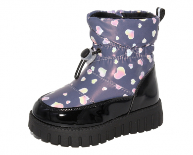 G22196 Фиол 23-1,24-1,25-1,26-1,27-1,28-1 Капитошка П/сапоги Повсед Дутики Иск.мат, Нат.шерсть, ТПР Зима жен