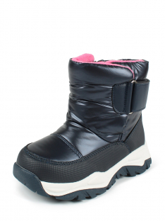 AL 16250 Син 26-1,27-1,28-1,29-1,30-1,31-1 Antilopa Ботинки Повсед Дутики Иск.мат, Нат.шерсть Зима жен