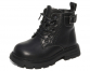 G22601 Чёр 33-1,34-1,35-1,36-1,37-1,38-1 Капитошка Ботинки Повсед Дерби Нат.кожа, Нат.мех, Резина Зима жен