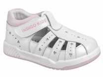 11-400A 22-2,23-2,24-2,25-2,26-2 Indigo kids П/ботинки Повсед Сандалеты Нат.кожа, Кожподклад, ТЭП Лето жен