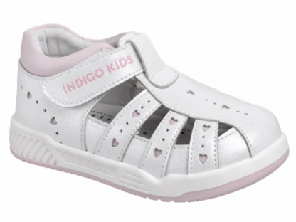 11-400A 22-2,23-2,24-2,25-2,26-2 Indigo kids П/ботинки Повсед Сандалеты Нат.кожа, Кожподклад, ТЭП Лето жен