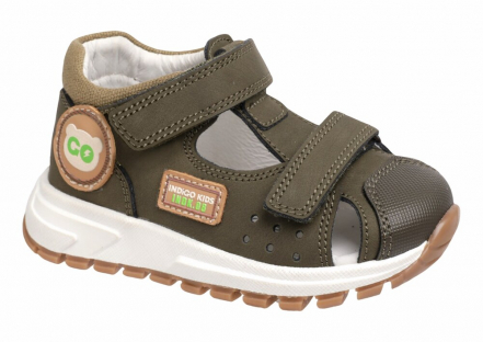 15-245A 24-2,25-2,26-2,27-2,28-2,29-2 Indigo kids П/ботинки Повсед Сандалеты Нат.кожа, Кожподклад, ТЭП Лето Муж