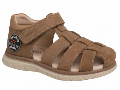 17-711A 28-2,29-2,30-2,31-2,32-2,33-2 Indigo kids П/ботинки Повсед Сандалеты Нат.кожа, Кожподклад, ТЭП Лето Муж