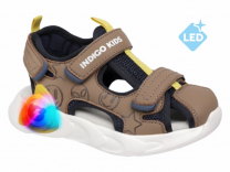 22-332D Кор 25-2,26-2,27-2,28-2,29-2 Indigo kids Туфли Актив.отдых Сандалеты Иск.мат, Текстиль, ЭВА Лето Муж