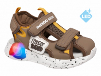 22-334C Кор 25-2,26-2,27-2,28-2,29-2 Indigo kids Туфли Актив.отдых Сандалеты Иск.мат, Текстиль, ЭВА Лето Муж