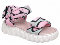 222-318A 32-2,33-2,34-2,35-2,36-2 Indigo kids Туфли Повсед Сандалии Текстиль, Текстиль, ЭВА Лето жен