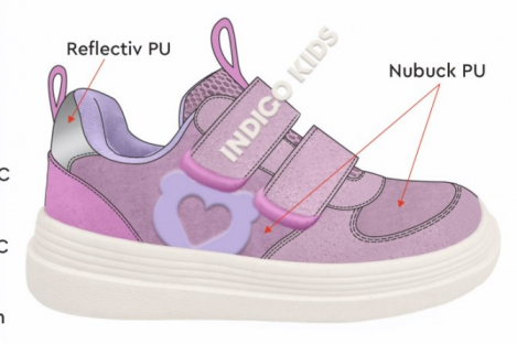 40-1025F 25-2,26-2,27-2,28-2,29-2 Indigo kids П/ботинки Актив.отдых Кроссовки Иск.мат, Текстиль, ТЭП В/О жен