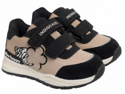 40-143A 24-2,25-2,26-2,27-2,28-2,29-2 Indigo kids П/ботинки Актив.отдых Кроссовки Иск.мат, Текстиль, ТЭП В/О жен