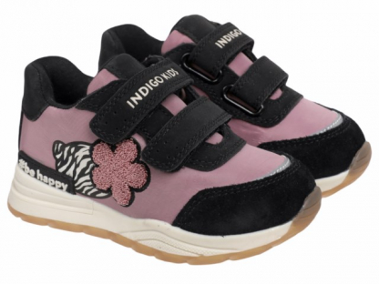 40-143B 24-2,25-2,26-2,27-2,28-2,29-2 Indigo kids П/ботинки Актив.отдых Кроссовки Иск.мат, Текстиль, ТЭП В/О жен