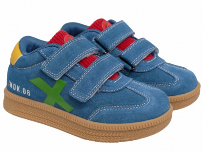 40-2200B 27-2,28-2,29-2,30-2,31-2 Indigo kids П/ботинки Актив.отдых Кроссовки Нат.кожа, Текстиль, Резина В/О Муж