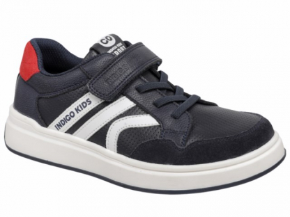 40-909C 32-2,33-2,34-2,35-2,36-2,37-2 Indigo kids П/ботинки Актив.отдых Кроссовки Нат.кожа, Текстиль, ТЭП В/О Муж